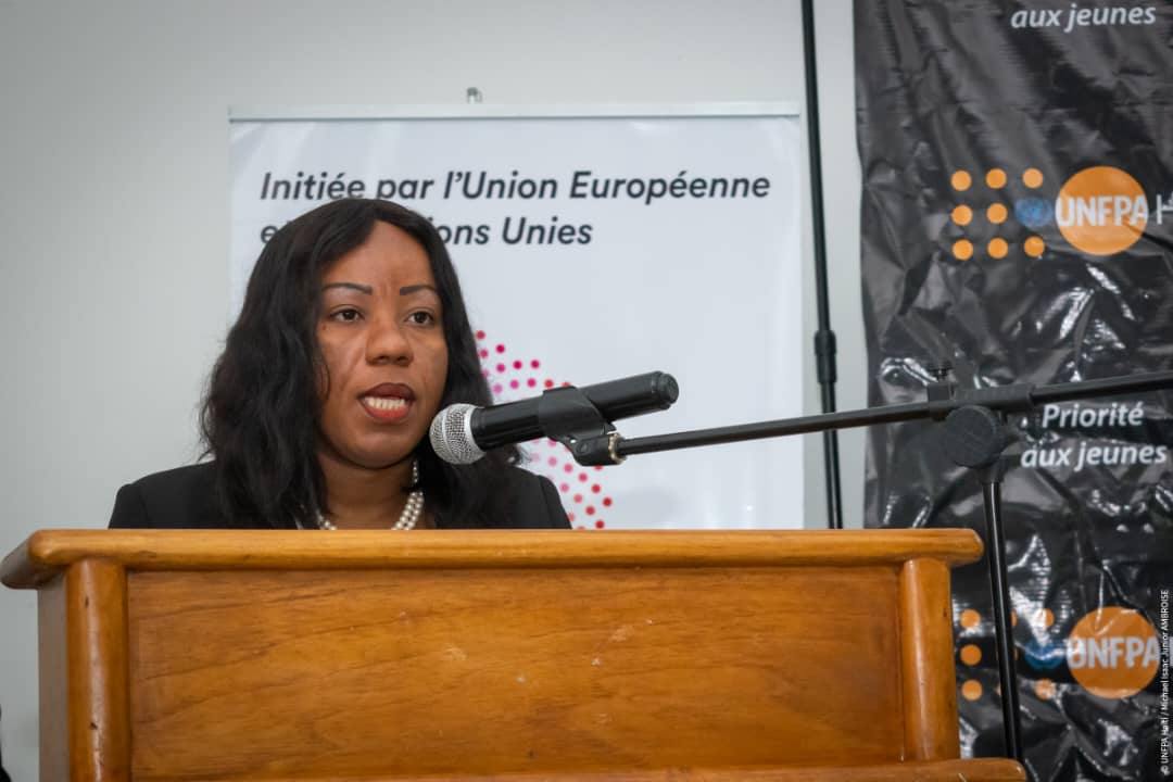 La ministre à la condition féminine et aux droits des femmes (Mcfdf),Dr Sofia LORÉUS