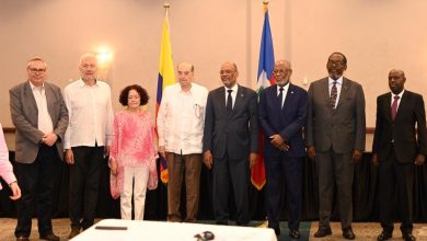 Séance de travail entre le Premier Dr Ariel Henry et la délégation Colombienne